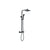 Bliss BLIS105886 Square Thermostatic Bar Mixer w/Riser Kit - Matt Black - Unbeatable Bathrooms