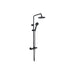 Bliss BLIS105887 Round Thermostatic Bar Mixer w/Riser Kit - Matt Black - Unbeatable Bathrooms