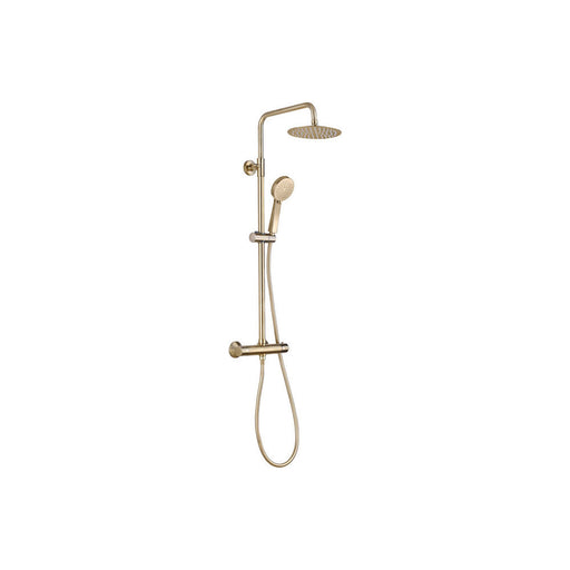Bliss BLIS105888 Thermostatic Bar Mixer w/Riser Kit - Brushed Brass - Unbeatable Bathrooms