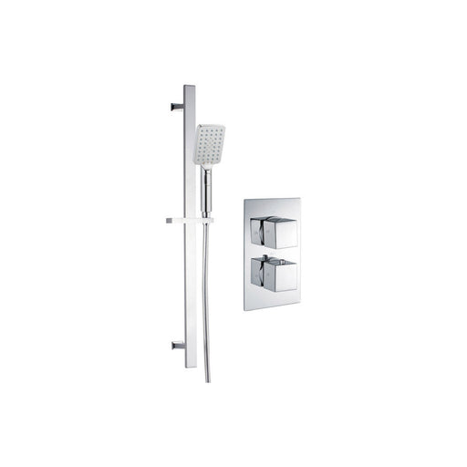 Bliss BLIS105894 Lena Shower Pack One - Single Outlet Twin Shower Valve with Riser Kit - Unbeatable Bathrooms