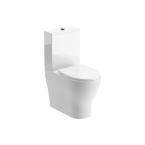 Bliss BLIS106140 Lazio Rimless Close Coupled Fully Shrouded WC & Soft Close Seat - Unbeatable Bathrooms
