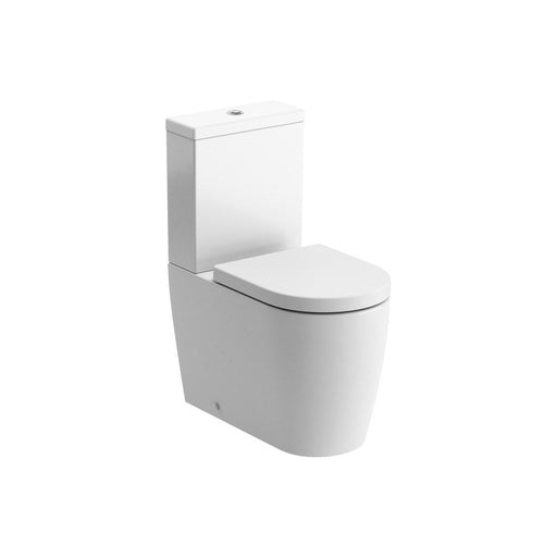Bliss BLIS106143 Vito Rimless Close Coupled Fully Shrouded Comfort Height WC & Soft Close Seat - Unbeatable Bathrooms