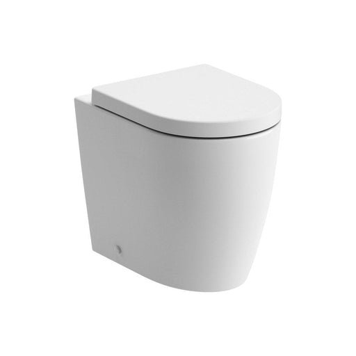Bliss BLIS106144 Vito Rimless Back To Wall Comfort Height WC & Soft Close Seat - Unbeatable Bathrooms