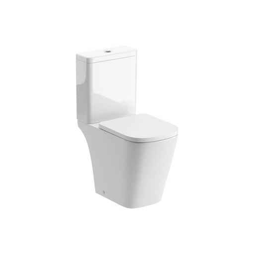 Bliss BLIS106146 Sasi Rimless Close Coupled Part Shrouded Short Projection WC & Soft Close Seat - Unbeatable Bathrooms