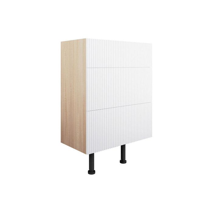 Bliss Tresa 300mm 3 Drawer Base Unit - Matt White - Unbeatable Bathrooms