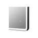 Bliss BLIS106270 Kartini 600mm Rectangle Front-Lit LED Mirror - Matt Black - Unbeatable Bathrooms