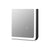 Bliss BLIS106270 Kartini 600mm Rectangle Front-Lit LED Mirror - Matt Black - Unbeatable Bathrooms
