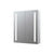 Bliss BLIS106298 Odette 600mm 2 Door Front-Lit LED Mirror Cabinet - Unbeatable Bathrooms