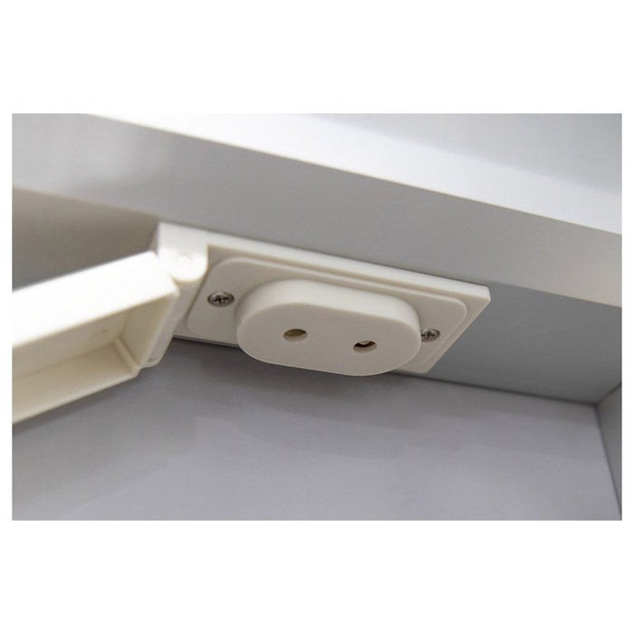 Bliss BLIS106300 Chara 600mm 2 Door Front-Lit LED Mirror Cabinet - Unbeatable Bathrooms