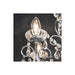Bliss BLIS106303 Crystall 5 Arm Chandelier Ceiling Light - Chrome - Unbeatable Bathrooms