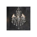 Bliss BLIS106303 Crystall 5 Arm Chandelier Ceiling Light - Chrome - Unbeatable Bathrooms