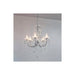 Bliss BLIS106303 Crystall 5 Arm Chandelier Ceiling Light - Chrome - Unbeatable Bathrooms