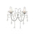 Bliss BLIS106304 Crystall 2 Arm Chandelier Wall Light - Chrome - Unbeatable Bathrooms