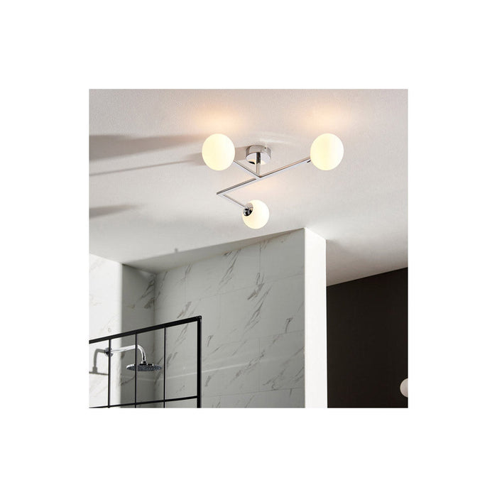 Bliss Moon Ceiling Light - Chrome - Unbeatable Bathrooms