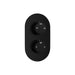 Bliss BLIS106796 Two Outlet Twin Shower Valve - Matt Black - Unbeatable Bathrooms