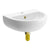 Bliss Porto 450 x 400mm 1TH Cloakroom Basin with Bottle Trap - Unbeatable Bathrooms
