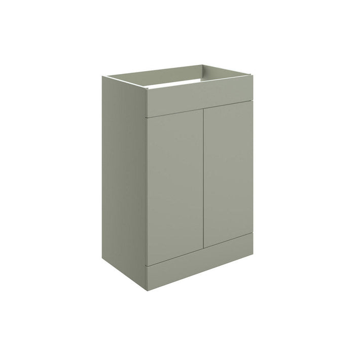Bliss Simeto 590mm Floor Standing 2 Door Basin Unit (No Top) - Unbeatable Bathrooms