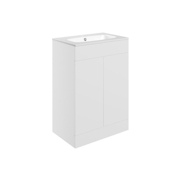 Bliss Simeto 615mm Floor Standing 2 Door Basin Unit & Basin - Unbeatable Bathrooms