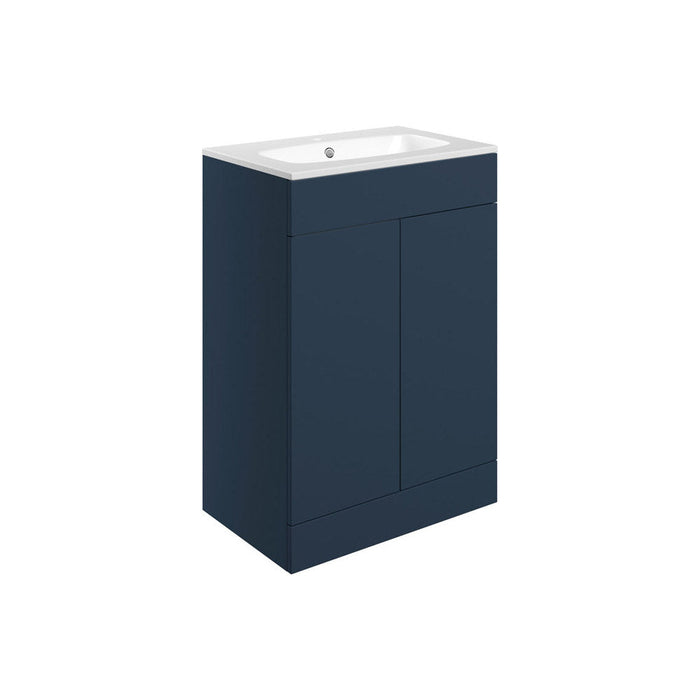 Bliss Simeto 615mm Floor Standing 2 Door Basin Unit & Basin - Unbeatable Bathrooms
