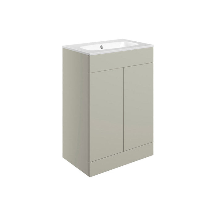 Bliss Simeto 615mm Floor Standing 2 Door Basin Unit & Basin - Unbeatable Bathrooms