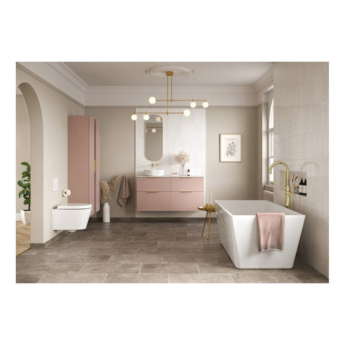 Bliss Simeto 615mm Floor Standing 2 Door Basin Unit & Basin - Unbeatable Bathrooms