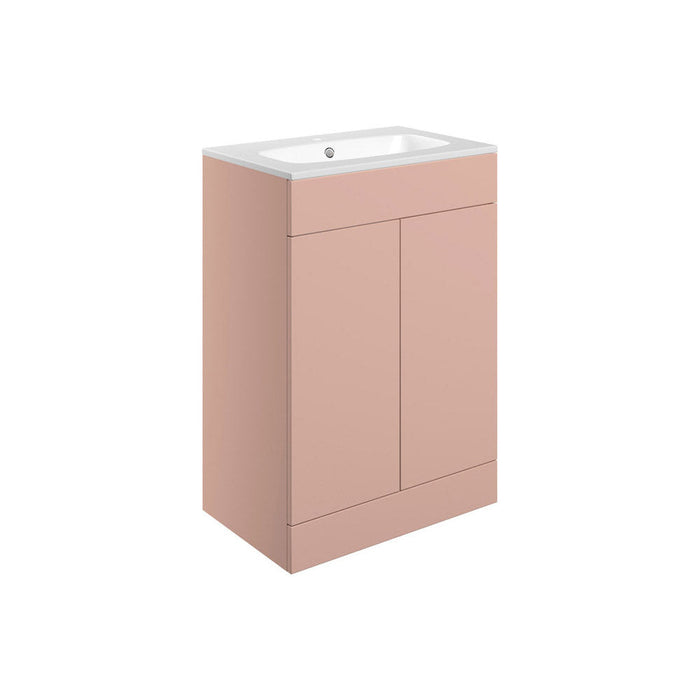 Bliss Simeto 615mm Floor Standing 2 Door Basin Unit & Basin - Unbeatable Bathrooms