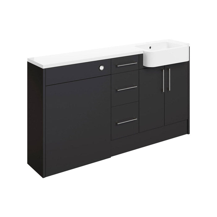 Bliss Avio 1542mm Basin WC & 3 Drawer Unit Pack - Unbeatable Bathrooms