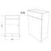 Bliss Avio 1242mm Basin & WC Unit Pack - Unbeatable Bathrooms