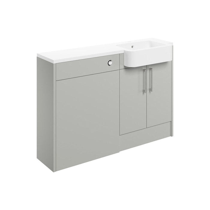 Bliss Avio 1242mm Basin & WC Unit Pack - Unbeatable Bathrooms