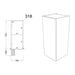 Bliss Avio 1542mm Basin WC & 1 Door Unit Pack - Unbeatable Bathrooms
