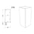 Bliss Avio 1542mm Basin WC & 1 Door Unit Pack - Unbeatable Bathrooms