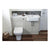 Bliss Avio 1542mm Basin WC & 1 Door Unit Pack - Unbeatable Bathrooms