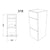 Bliss Avio 1542mm Basin WC & 3 Drawer Unit Pack - Unbeatable Bathrooms