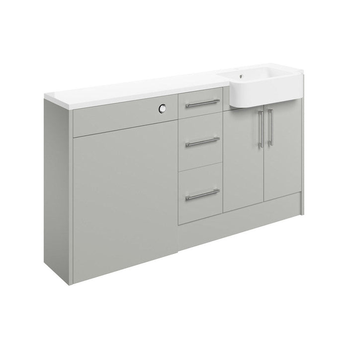 Bliss Avio 1542mm Basin WC & 3 Drawer Unit Pack - Unbeatable Bathrooms