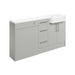 Bliss Avio 1542mm Basin WC & 3 Drawer Unit Pack - Unbeatable Bathrooms