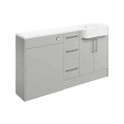Bliss Avio 1542mm Basin WC & 3 Drawer Unit Pack - Unbeatable Bathrooms