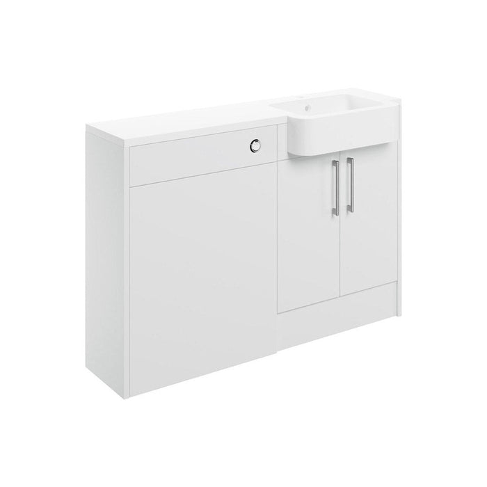 Bliss Avio 1242mm Basin & WC Unit Pack - Unbeatable Bathrooms