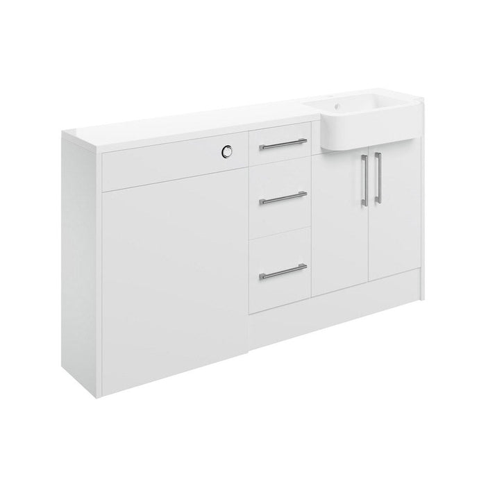 Bliss Avio 1542mm Basin WC & 3 Drawer Unit Pack - Unbeatable Bathrooms