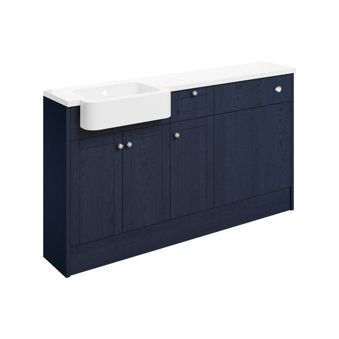 Bliss Carlo 1542mm Basin WC & 1 Drawer 1 Door Unit Pack - Unbeatable Bathrooms
