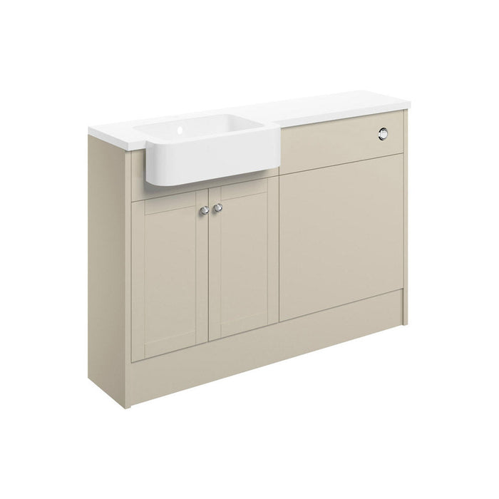 Bliss Carlo 1242mm Basin & WC Unit Pack - Unbeatable Bathrooms