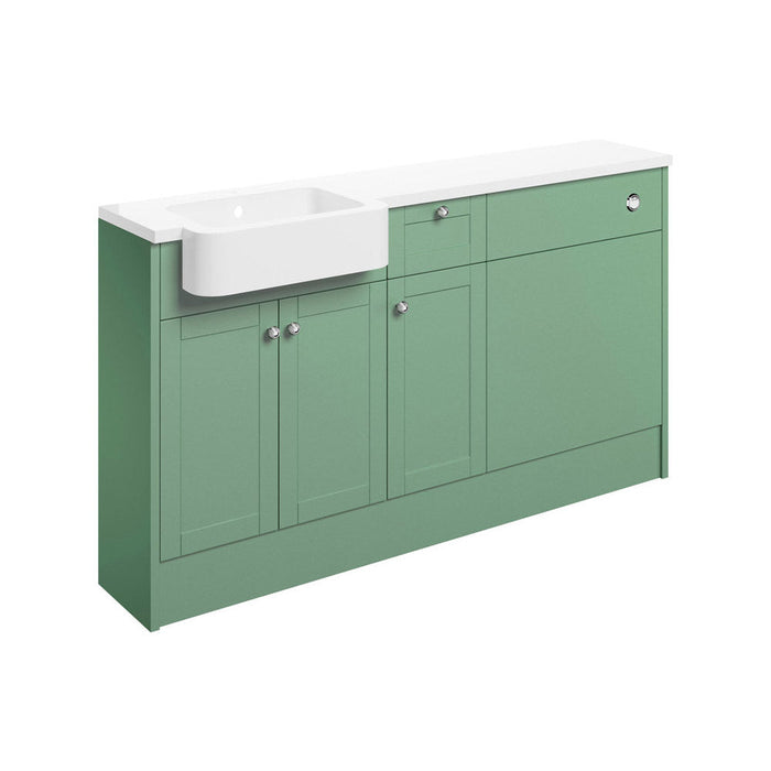 Bliss Carlo 1542mm Basin WC & 1 Drawer 1 Door Unit Pack - Unbeatable Bathrooms