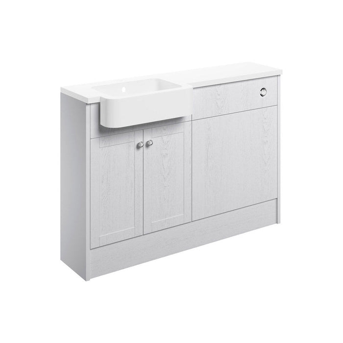 Bliss Carlo 1242mm Basin & WC Unit Pack - Unbeatable Bathrooms