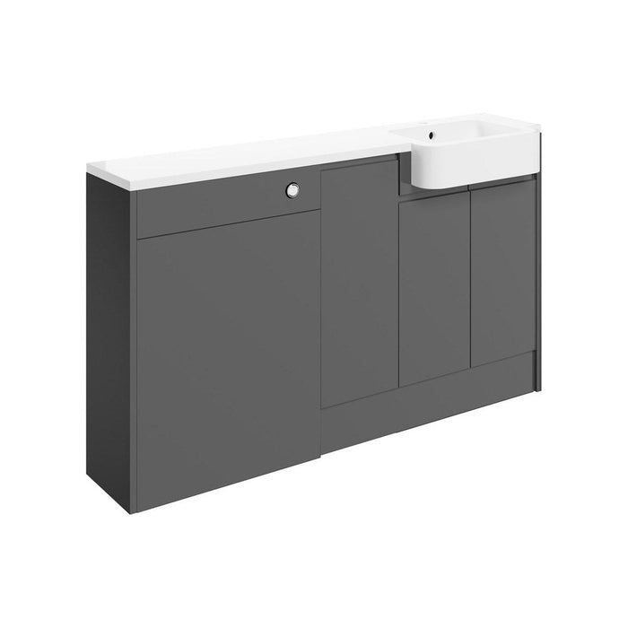 Bliss Velino 1542mm Basin WC & 1 Door Unit Pack - Unbeatable Bathrooms