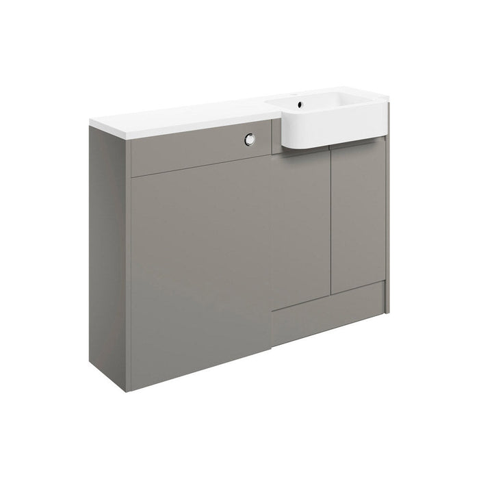 Bliss Velino 1242mm Basin & WC Unit Pack - Unbeatable Bathrooms