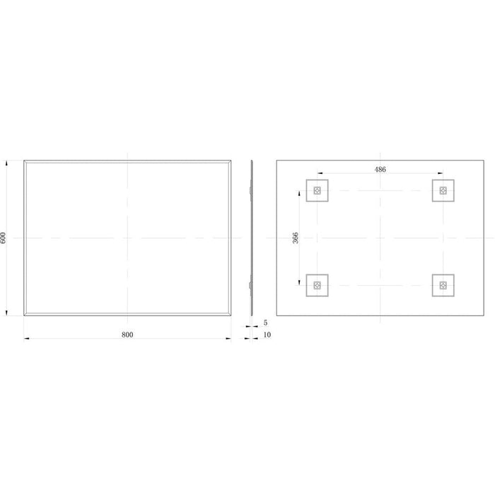 Bliss Pino Floor Standing Basin Unit & Mirror Pack - Unbeatable Bathrooms