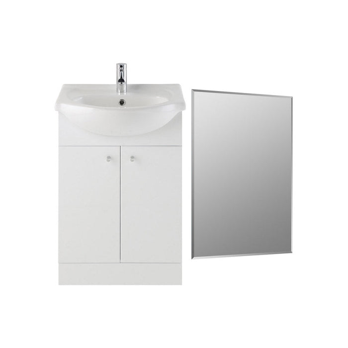 Bliss Pino Floor Standing Basin Unit & Mirror Pack - Unbeatable Bathrooms