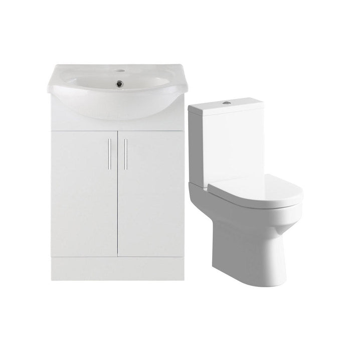 Bliss Pino Vanity & Closed Coupled Toilet Pack - Unbeatable Bathrooms