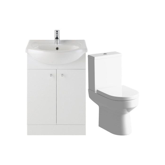 Bliss Pino Vanity & Closed Coupled Toilet Pack - Unbeatable Bathrooms