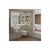 Bliss Vito 555 x 430mm 1TH Basin with Pedestal - Unbeatable Bathrooms