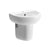 Bliss Porto 1TH Basin with Pedestal - Unbeatable Bathrooms